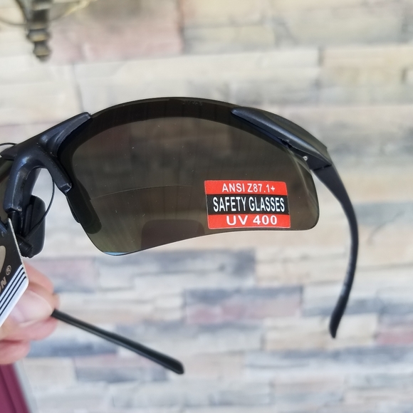 Sunglasses 2.5 Bifocal Z87 Safety Glasses UV400 - Picture 3 of 12